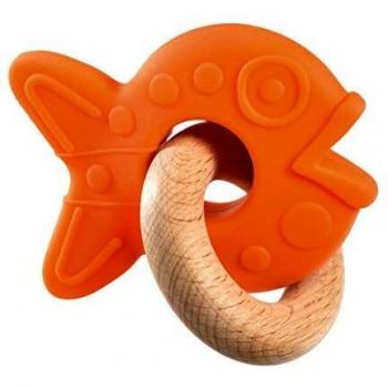 DJECO- Mordedor Primera Edad babyfishy, Multicolor