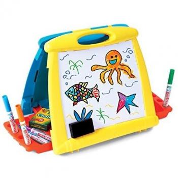 CRAYOLA- Pizarra Caballete Doble Cara 35x32, Multicolor