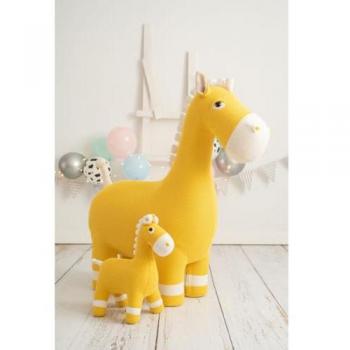 Lámina Crochetts Infantil Caballo Amarillo 30 x 42 x 1 cm