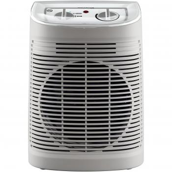 Rowenta Instant Comfort Aqua SO6510 - Calefactor Comfort Compact 2400W, apto para bañosfunción Silence, 2 velocidades, termostato mecánico función anti-heladas, ventilador aire frío, fácil transporte, blanco
