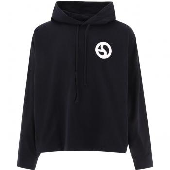 Acne Studios Men's Logo Hoodie in Black | Size Medium