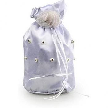 ULTNICE Novia Madrina regalo dulces Dolly bolsa con Rinestone flor decorada para boda