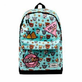 Mochila Feisty Pets Glenda Glitterpoop Adaptable Multicolor 44x30x20cm
