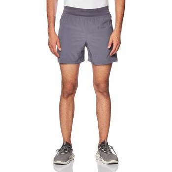 Under Armour Pantalones Cortos Launch Elite 5in - Pantalones cortos deportivos, color gris Castlerock, talla S, diseño ligero y transpirable, tecnología que absorbe el sudor, con una longitud de 5 pulgadas
