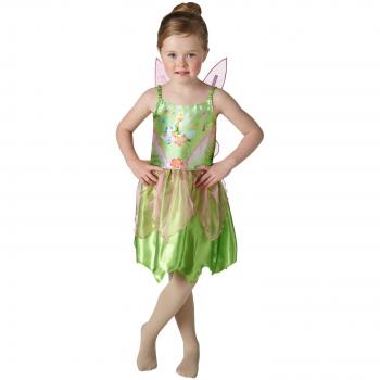 Disfraz Clásico de Campanilla para Niña - Vestido Corto de Verano Disney