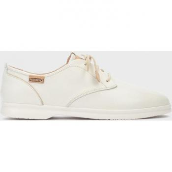 Zapatos planos de piel GANDIA W2Y en color blanco - Pikolinos