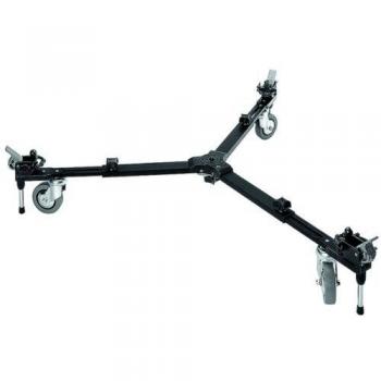 Manfrotto 127 Basic Dolly - Pies para monopies, Negro