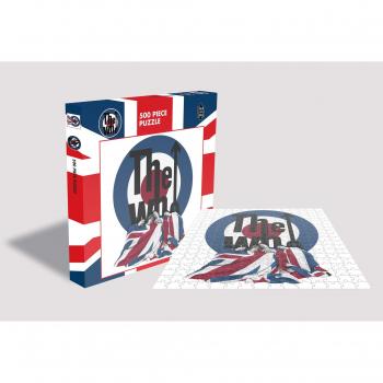 Rock Saws The Who The Kids Are Alright Puzzle (500pcs) - Jigsaw puzzle featuring the band The Who, 500 jigsaw pieces, made of high-quality cardboard with a plastic head design