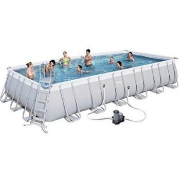 BESTWAY 8321285 Piscina Rectangular Con Depuradora 732x366x132 cm.