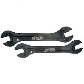 Super B Ciclo, Llave doble para conos Unisex Adulto, Negro, 13-16