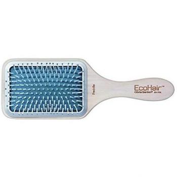 Olivia Garden EcoHair Paddle Large - Eco-Friendly Professional Bamboo Hairbrush for Styling