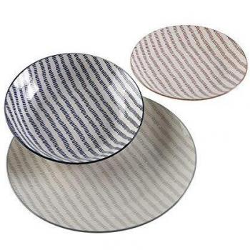 BigBuy Home - Set de Vajilla Corduroy Porcelana