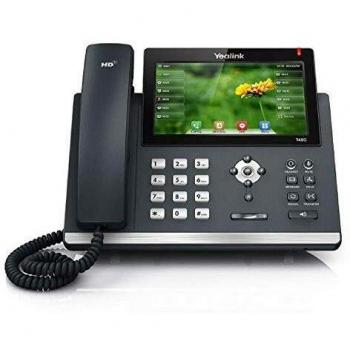 Teléfono IP Yealink T48S con Conexión por Cable, LCD y 16 Líneas SIP
