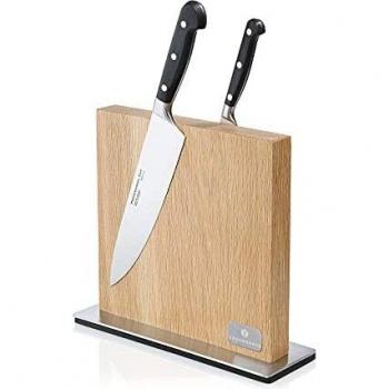 Zassenhaus Magnetic Knife Block in Oak Wood