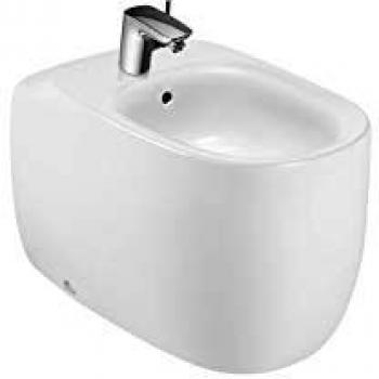 Roca A3570B8000 Bide Adosado Pared Sin Tapa, Coleccion Beyond, Blanco