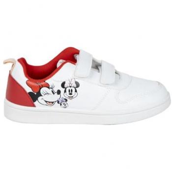 Zapatillas Deportivas Infantiles Minnie Mouse Blanco, Suela Antideslizante, Calzado Infantil, White, 31 EU