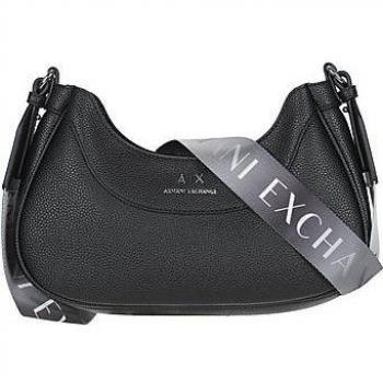 Armani Exchange HOBO S Women's Shoulder Bag in Black
