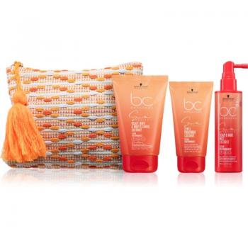 Schwarzkopf Bonacure - Kit de Viaje Solar, Neceser + Champú After-Sun 3 en 1 100ml + Tratamiento Acondicionador 2 en 1 75ml + Fluido Multi-B
