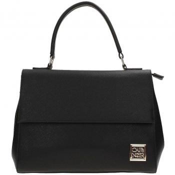 CafèNoir NBO001 Bolso de mano Mujer Piel De imitación Negro TU