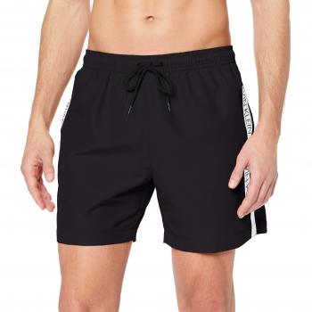 Calvin Klein Medium Drawstring Bañador de natación, Negro