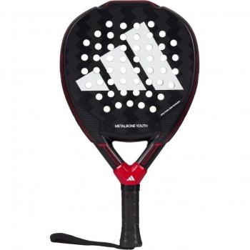 Adidas Metalbone Youth 3.3 Padel Racket - Black/Red Junior Paddle Racket