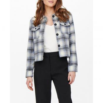 Chaqueta corta de cuadros para mujer de la marca Only