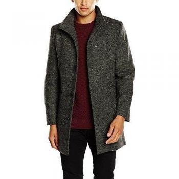 HÄRVIST, Bergen - Abrigo de manga larga para hombre, color jaspeado, talla M