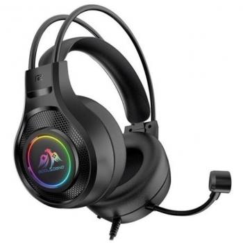 Auriculares Gaming G7 con Microfono Flexible y Luces LED - Compatible con PC, MAC, PS5, PS4, Xbox 360, Nintendo Switch - Negro