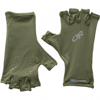 Outdoor Research Active Ice Spectrum Sun Guantes, color marrón grisáceo, tamaño large