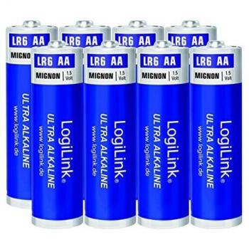 Baterías Alcalinas AA Ultra Power 1.5V - Paquete de 8 Piezas Mignon (LR6)