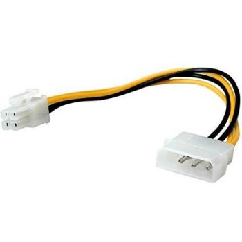 Cable de Alimentación Interno Roline 4 Pines Molex a ATX12V 0,15 m