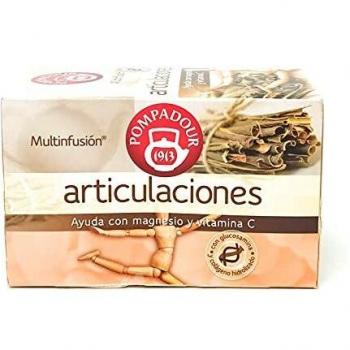 Infusión Articulaciones Pompadour con magnesio y vit C 20 bolsitas 61g