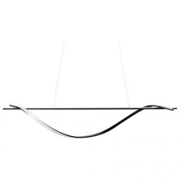 Lámpara de Techo LED Moderna en Forma de Espiral de Metal Negro Bodri (1010 lm)