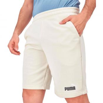 Pantalón corto Puma Essential Logo para hombre - color beige