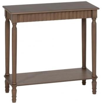 Consola de Entrada Bigbuy Home - Madera de Pino y MDF, Color Marrón, Dimensiones 71 x 30 x 71 cm, Estilo Único, Fácil Montaje