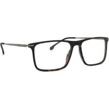 Carrera 8905 Rectangular Prescription Glasses - Brown Havana Plastic Frame