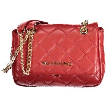 Valentino Bags Red Women's Chic Chain Shoulder Bag with Logo