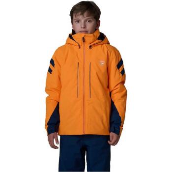 Rossignol - Chaqueta de esquí para niños Ski Rossignol, impermeable, transpirable, con aislamiento térmico, capucha ajustable, puños elásticos y reflectantes