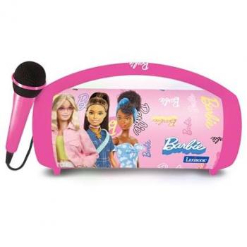 Altavoz Bluetooth Sin Hilos Luminoso con Micrófono Barbie