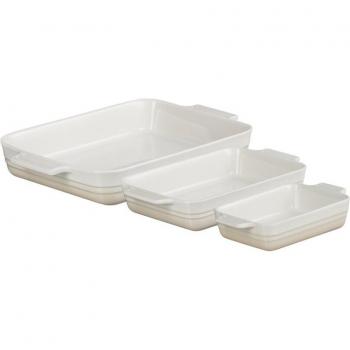 Set de 3 bandejas rectangulares Le Creuset