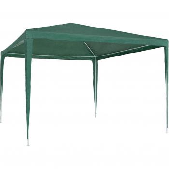 Carpa Kara 3x3 m de Tectake | Práctica para jardín | Estructura de acero con revestimiento en polvo | Pies con anclaje | Lona impermeable con protección UVA | Ganchos de su