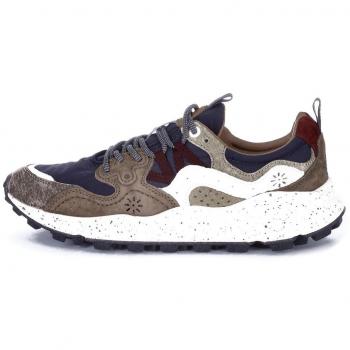 Flower Mountain Yamano 3 Trainers - Brown/Navy - Male - Size: 9.5 UK