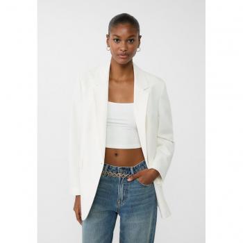 Ecru Regular Fit Blazer XS