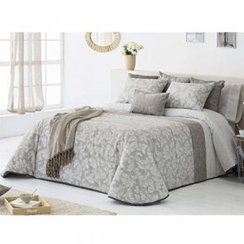 Antilo - Colcha Bouti Panama Cama 135 Cm - Color Visón