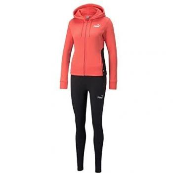 PUMA Traje de Sudor metálico FL Deportivo, salmón, M para Mujer