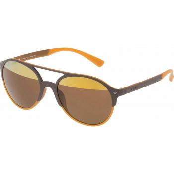 Police SPL163V556L2H Unisex Sunglasses, Brown, 55mm