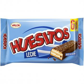 HUESITOS - Barrita Choco Con Leche P6 120 Gr