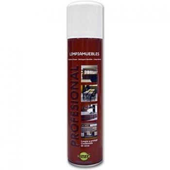 Vinfer Limpia muebles profesional. Envase 400 ml. Formula estudiada para la limpieza de superficies de madera, así como superficies plásticas, cromados, marmoles, cerámicas. Limpia y abrillanta