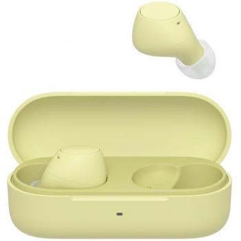 Sony WF-C510 True Wireless Stereo (TWS) In-ear Headset - Bluetooth, Yellow, Small, Light, Multipoint Connection, Ambient Sound, IPX4 Rating, Spotify Tap, Quick Charge, 22 HR Battery Life for Calls/M