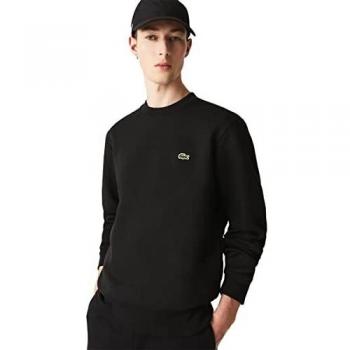 Lacoste Men's Classic Crew Sweatshirt - Black - Size Medium
